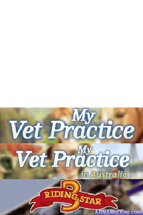 3 in 1 - My Vet Practice & Riding Star & My Vet Practice in Australia (Europe) (En,Fr,De,Es,It) screen shot game playing